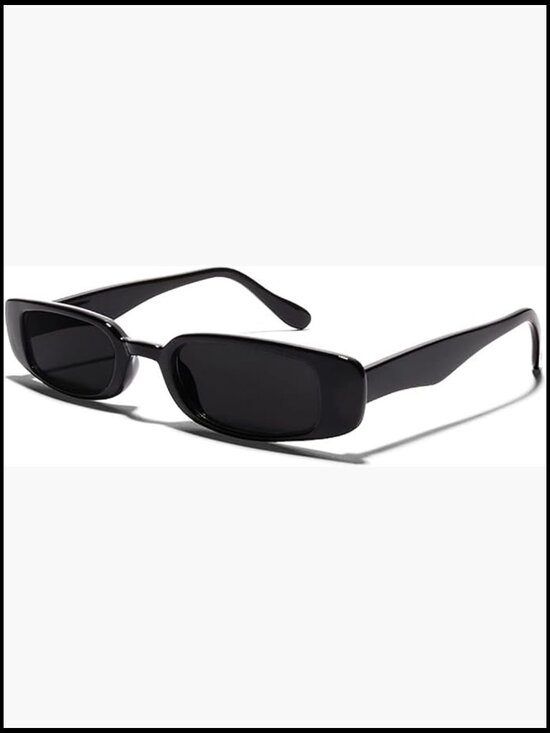 Polycarbonate Rectangular Sunglasses UV400 Protection Retro Frame main image 6